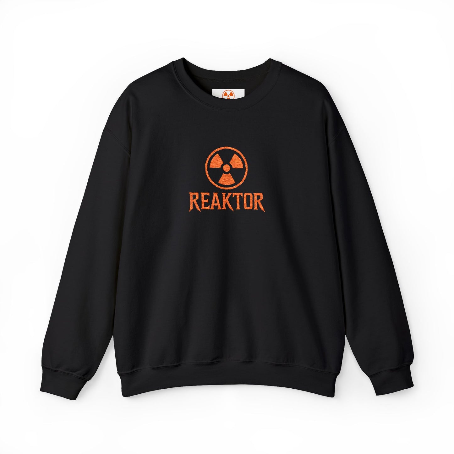 Orange Atomic Emblem Unisex Sweatshirt for Raves