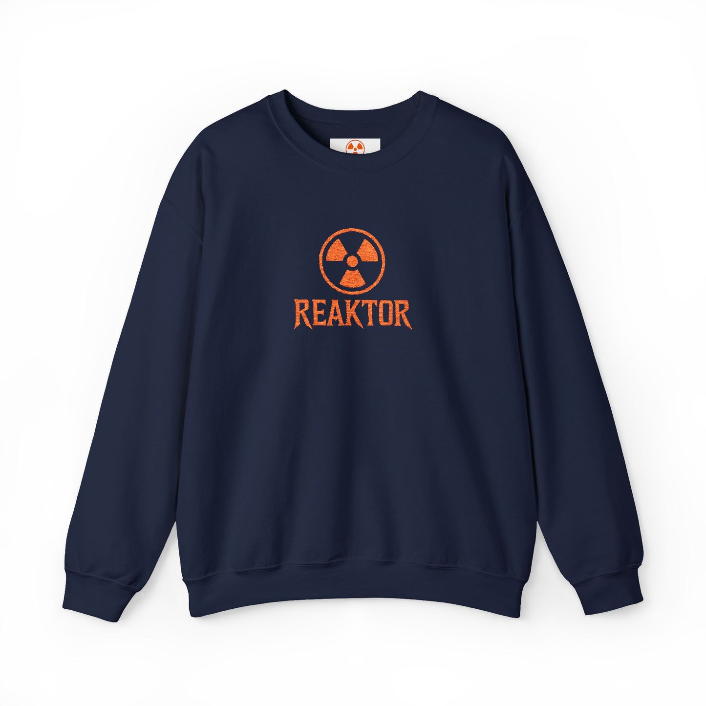 Orange Atomic Emblem Unisex Sweatshirt for Raves