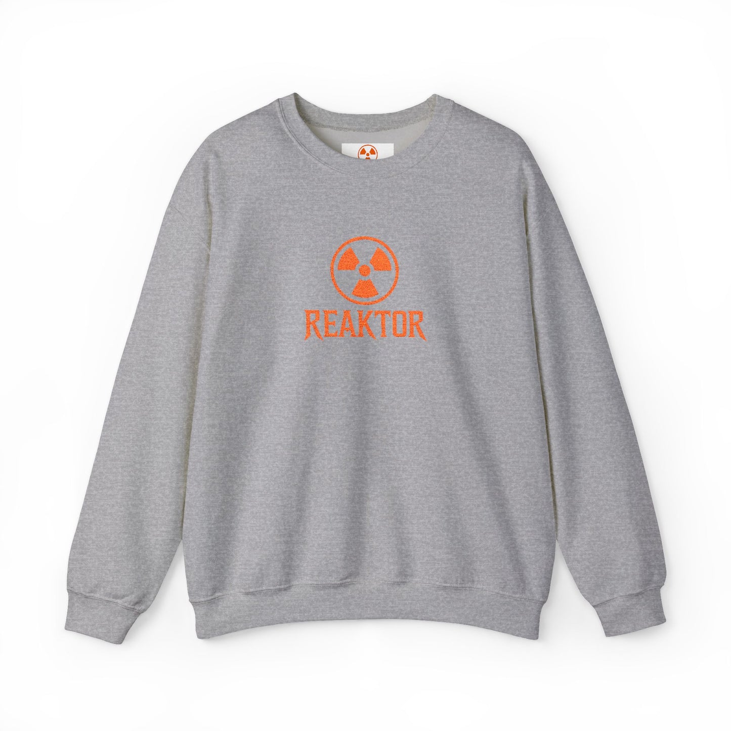 Orange Atomic Emblem Unisex Sweatshirt for Raves